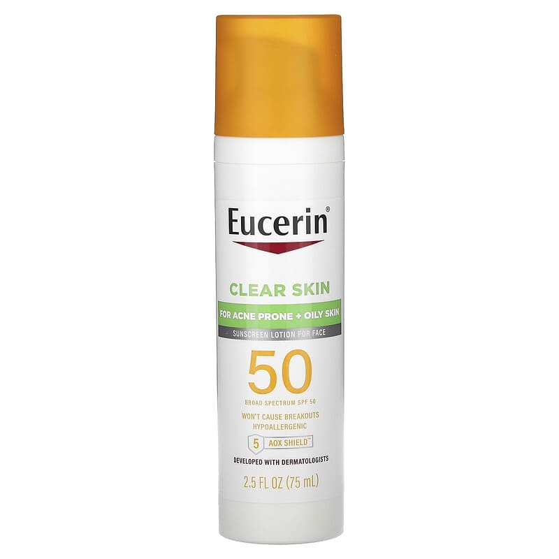 Imagen del producto: Oil Control SPF 50 Face Sunscreen Lotion Eucerin 75 ml - SKU EYNS11